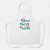 Elegantes Geschenk an die Mutter Schürze (Vorderseite)