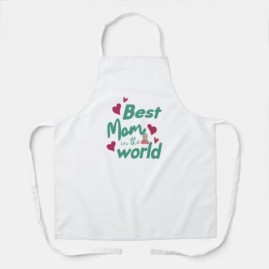 Elegantes Geschenk an die Mutter Schürze (Vorderseite)