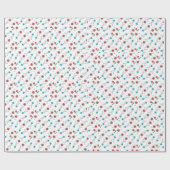 Elegantes Geschenk für Blumenmuster Geschenkpapier (Flach)