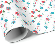 Elegantes Geschenk für Blumenmuster