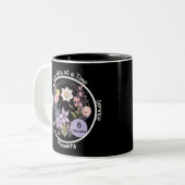 Elegantes Geschenk für die Blumenpraxis zum Jubilä Zweifarbige Tasse (Vorderseite Links)