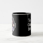 Elegantes Geschenk für die Blumenpraxis zum Jubilä Zweifarbige Tasse (Mittel)