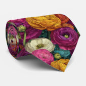 Elegantes Geschenk für Freund Ranunculus Krawatte (Gerollt)