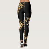 Elegantes Geschenk für Glitzern des modernen Schwa Leggings (Rückseite)