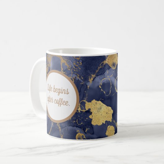 Elegantes Geschenk für Inspiration-Kaffee-Tasse Kaffeetasse (Vorderseite Links)