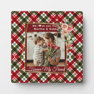 Elegantes Geschenk für Mama Mütter Tag 1 Foto Fotoplatte