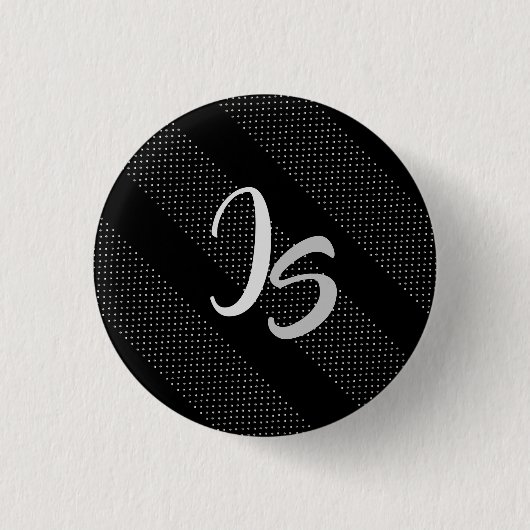 Elegantes Geschenk mit personalisieren der Silver  Button (Vorderseite)