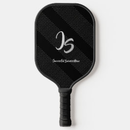 Elegantes Geschenk mit personalisieren der Silver Pickleball Schläger