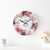 Elegantes Geschenk zum Hochzeitsfeier Große Wanduhr (Zuhause)