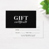 Elegantes Geschenkgutschein (Schreibtisch)