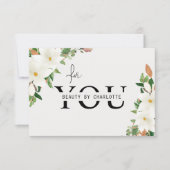 Elegantes Geschenkgutschein für Floristen (Vorderseite)