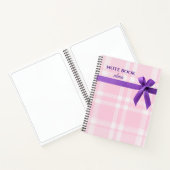 Elegantes Geschenkwrap-Notebook mit Ribbon-Design Notizblock (Innenseite)