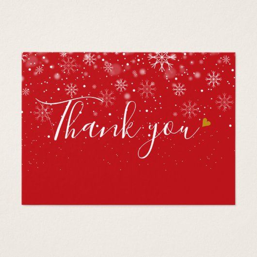 Elegantes Geschenkzertifikat Script Vielen Dank (Vorderseite)