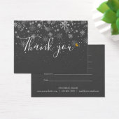 Elegantes Geschenkzertifikat Script Vielen Dank (Schreibtisch)