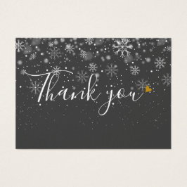 Elegantes Geschenkzertifikat Script Vielen Dank