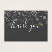 Elegantes Geschenkzertifikat Script Vielen Dank (Vorderseite)