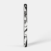 Elegantes Gesicht in Feuer- und Flammendesign Samsung Galaxy Hülle (Rechte Seite)