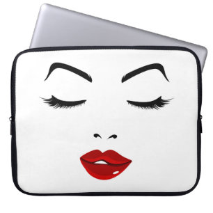 Elegantes Gesicht Laptopschutzhülle