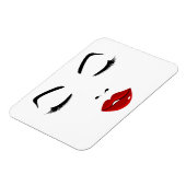 Elegantes Gesicht Magnet (Linke Seite)