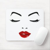 Elegantes Gesicht Mousepad (Mit Mouse)