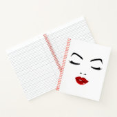 Elegantes Gesicht Notizblock (Innenseite)