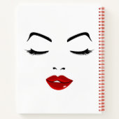 Elegantes Gesicht Notizblock (Rückseite)