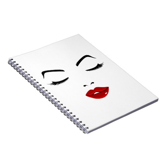 Elegantes Gesicht Notizblock (Rechte Seite)