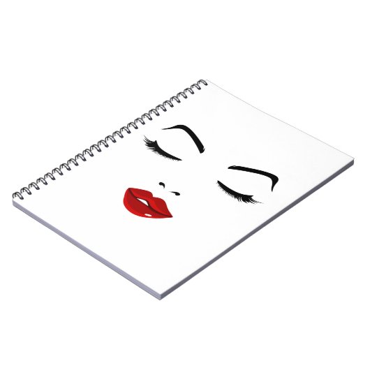 Elegantes Gesicht Notizblock (Linke Seite)