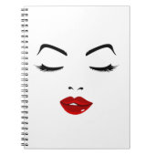 Elegantes Gesicht Notizblock (Vorderseite)