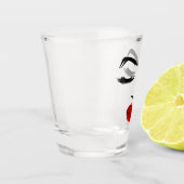 Elegantes Gesicht Schnapsglas (Links)