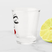 Elegantes Gesicht Schnapsglas (Rechts)