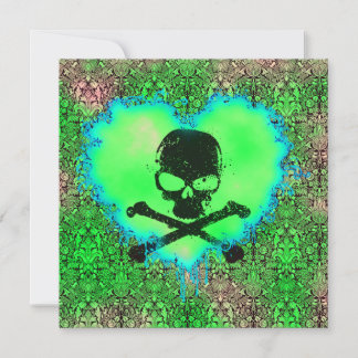 Elegantes Gift Sweet 16 Goth Birthday Einladung