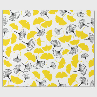 Elegantes Ginkgo-Biloba-Kunst-Geschenkpapier - Leb Geschenkpapier