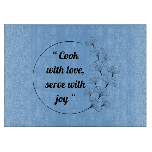 Elegantes Ginkgo-Blech-Schneidbrett Schneidebrett (Vorderseite)