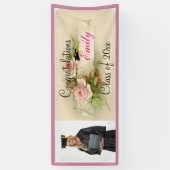 Elegantes, Girly, Abschluss, kundenspezifisches Fo Banner (Vertikal)