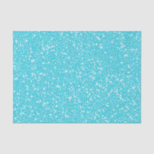 Elegantes Girly Glitzer Aquamarines Design Seidenpapier