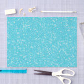 Elegantes Girly Glitzer Aquamarines Design Seidenpapier (Handwerk)