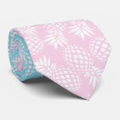 Elegantes Girly Steigungs-Ananas-Muster bunt Krawatte (Gerollt)