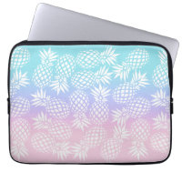 Elegantes Girly Steigungs-Ananas-Muster bunt