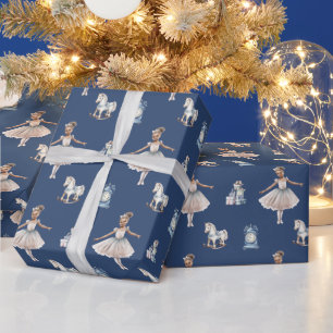 Elegantes, girly, süßes Weihnachten Geschenkpapier