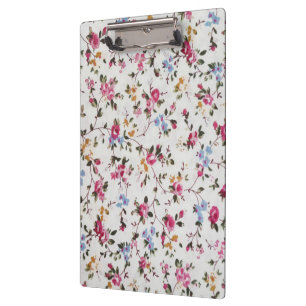 Elegantes, girly, trendiges, vintage Rosen Blumenm Klemmbrett