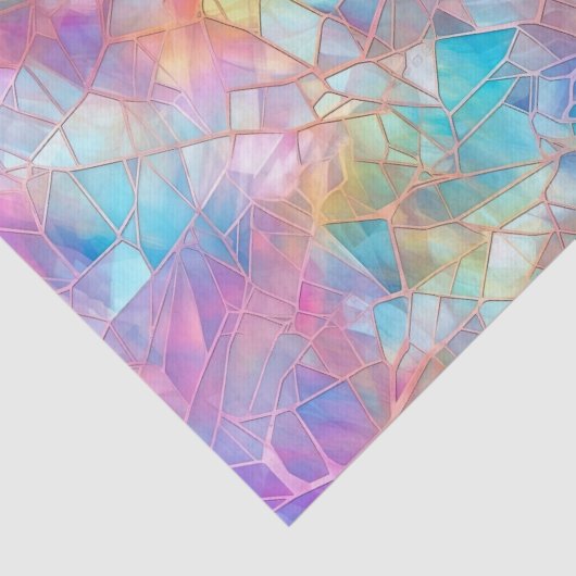 Elegantes, glänzendes Muster: hell Seidenpapier (Detail)