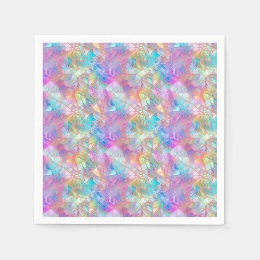 Elegantes, glänzendes Muster: hell Serviette (Vorderseite)