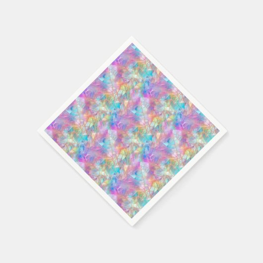 Elegantes, glänzendes Muster: hell Serviette (Ecke)