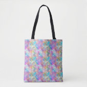 Elegantes, glänzendes Muster: hell Tasche (Vorderseite)
