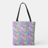 Elegantes, glänzendes Muster: hell Tasche (Rückseite)