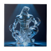 Elegantes Glasdesign 1 Fliese (Vorderseite)