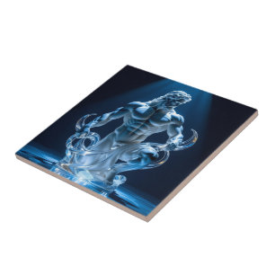 Elegantes Glasdesign 1 Fliese