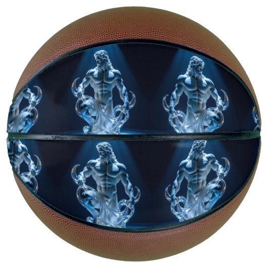 Elegantes Glasdesign Kunst in ihrer klarsten Form Basketball (Vorderseite)