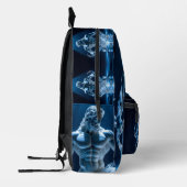 Elegantes Glasdesign Kunst in ihrer klarsten Form Bedruckter Rucksack (Links)